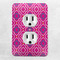 Colorful Trellis Electric Outlet Plate - LIFESTYLE