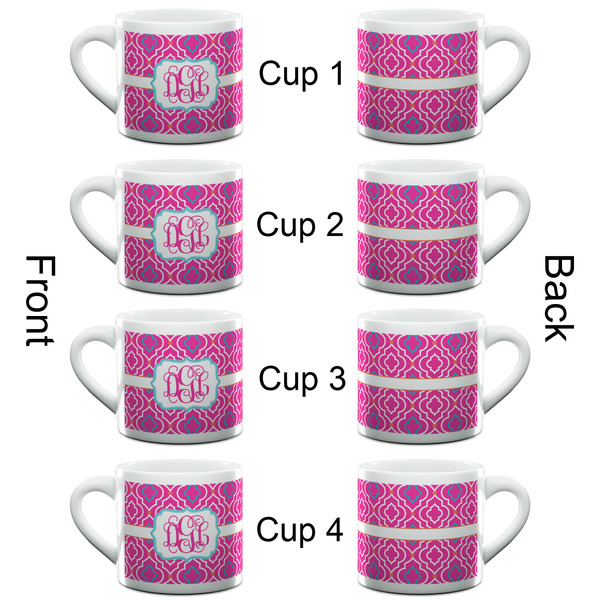 Colorful Trellis Espresso Cup - 6oz (Double Shot Set of 4) APPROVAL