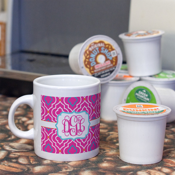 Colorful Trellis Espresso Cup - Single Lifestyle