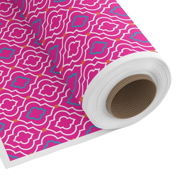 Custom Colorful Trellis Fabric by the Yard - Spun Polyester Poplin
