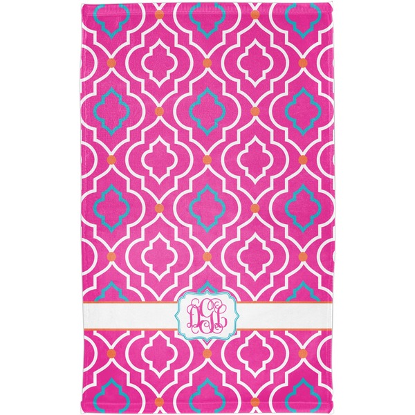 Colorful Trellis Finger Tip Towel - Full View
