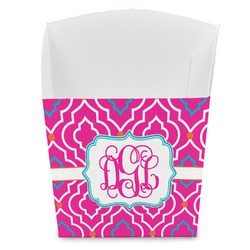 Colorful Trellis French Fry Favor Boxes (Personalized)