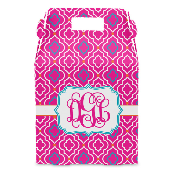 Colorful Trellis Gable Favor Box - Front