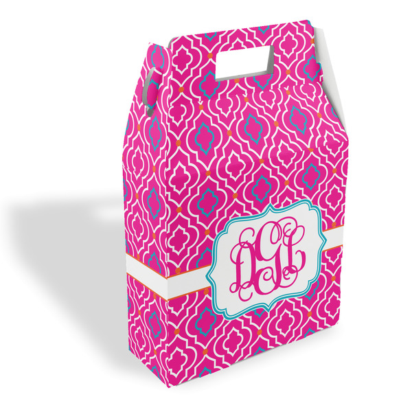 Custom Colorful Trellis Gable Favor Box (Personalized)