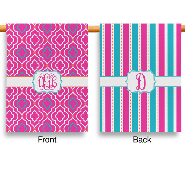 Colorful Trellis Garden Flags - Large - Double Sided - APPROVAL