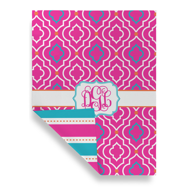 Colorful Trellis Garden Flags - Large - Double Sided - FRONT FOLDED