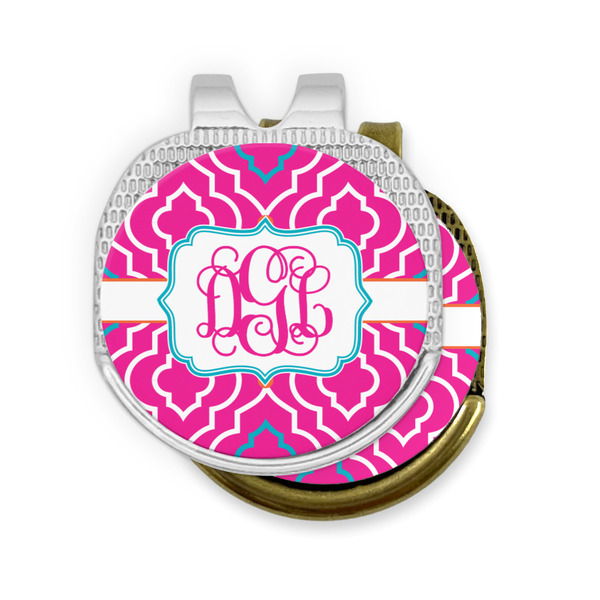 Colorful Trellis Golf Ball Marker Hat Clip - PARENT/MAIN