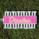 Colorful Trellis Golf Tees & Ball Markers Set (Personalized)