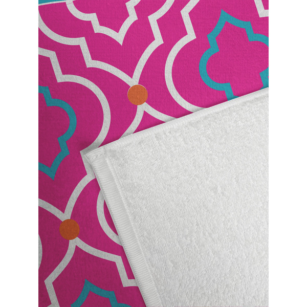 Colorful Trellis Golf Towel - Detail