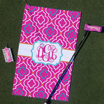 Colorful Trellis Golf Towel Gift Set (Personalized)
