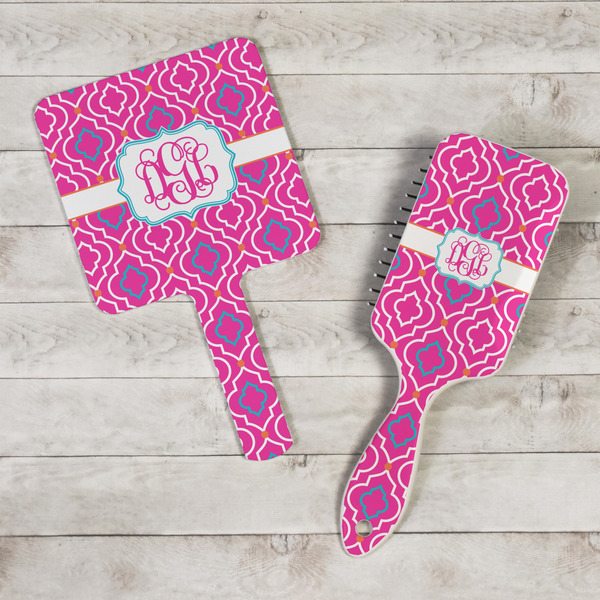 Colorful Trellis Hand Mirrors - In Context