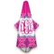 Colorful Trellis Hooded Towel - Hanging