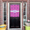 Colorful Trellis House Flags - Double Sided - (Over the door) LIFESTYLE