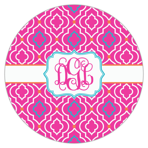 Colorful Trellis Icing Circle - Large - Single