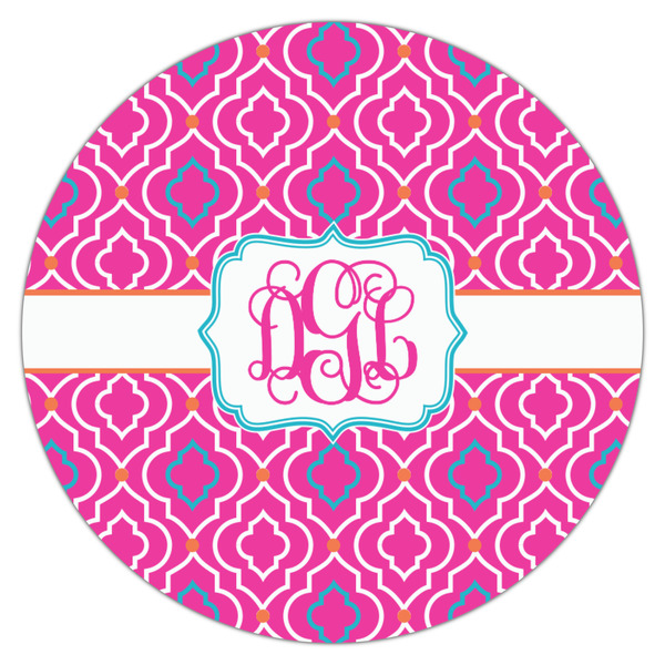 Colorful Trellis Icing Circle - Medium - Single