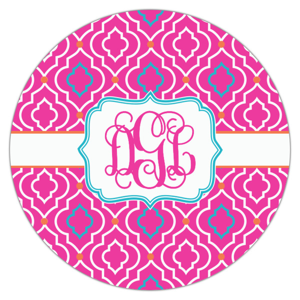 Colorful Trellis Icing Circle - Small - Single