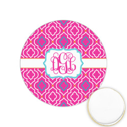 Colorful Trellis Printed Cookie Topper - 1.25" (Personalized)