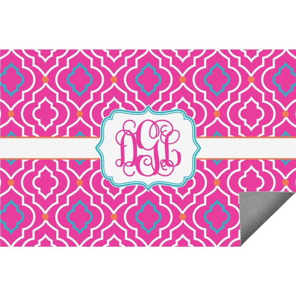 Custom Colorful Trellis Indoor / Outdoor Rug - 5'x8' (Personalized)