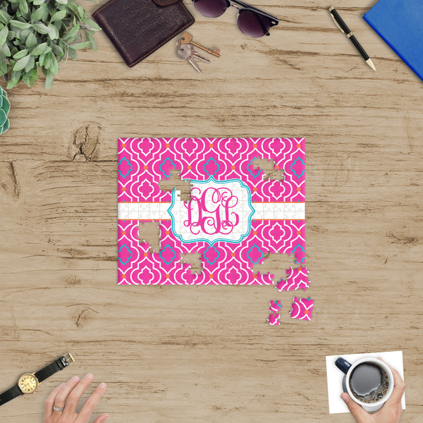 Colorful Trellis Jigsaw Puzzle 252 Piece - In Context