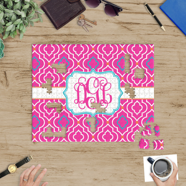 Colorful Trellis Jigsaw Puzzle 500 Piece - In Context