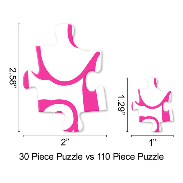 Colorful Trellis Jigsaw Puzzle - Piece Comparison
