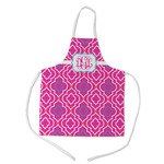 Colorful Trellis Kid's Apron - Medium (Personalized)