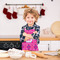 Colorful Trellis Kid's Aprons - Small - Lifestyle