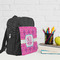 Colorful Trellis Kid's Backpack - Lifestyle