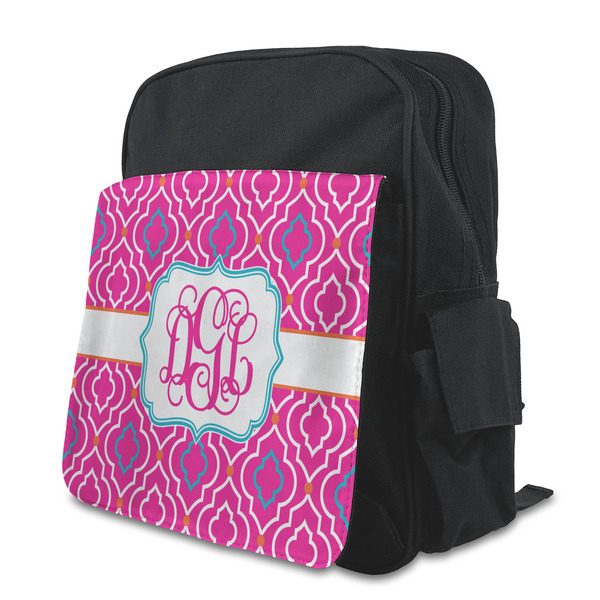 Custom Colorful Trellis Preschool Backpack (Personalized)
