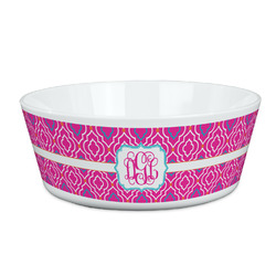 Colorful Trellis Kid's Bowl (Personalized)
