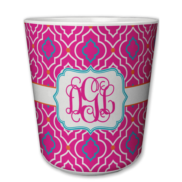 Custom Colorful Trellis Plastic Tumbler 6oz (Personalized)