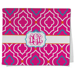 Colorful Trellis Kitchen Towel - Poly Cotton w/ Monograms