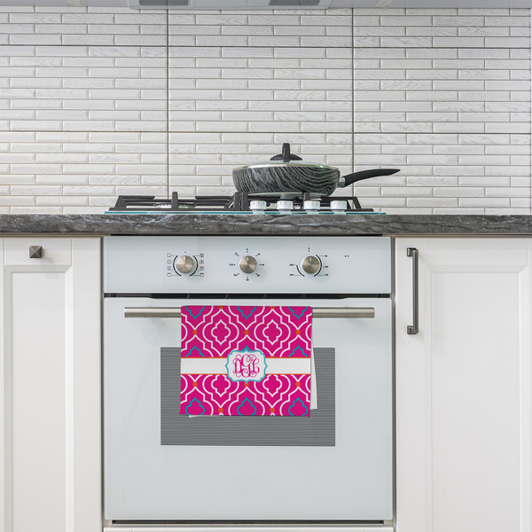 Colorful Trellis Kitchen Towel - Poly Cotton - Lifestyle