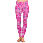 Colorful Trellis Ladies Leggings - Extra Large