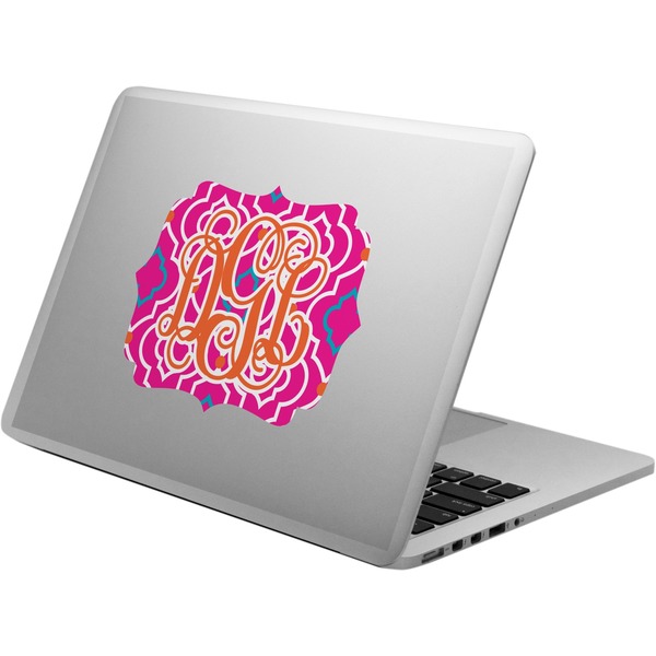 Custom Colorful Trellis Laptop Decal (Personalized)