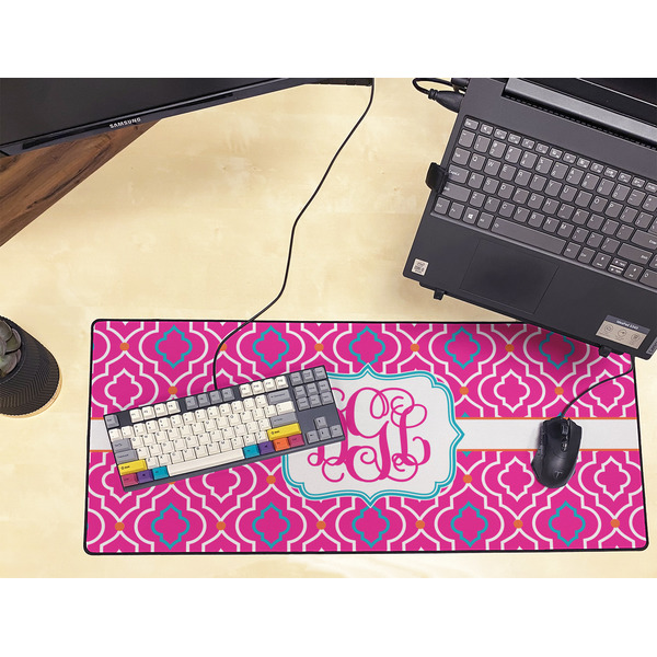 Colorful Trellis Large Gaming Mats - LIFESTYLE