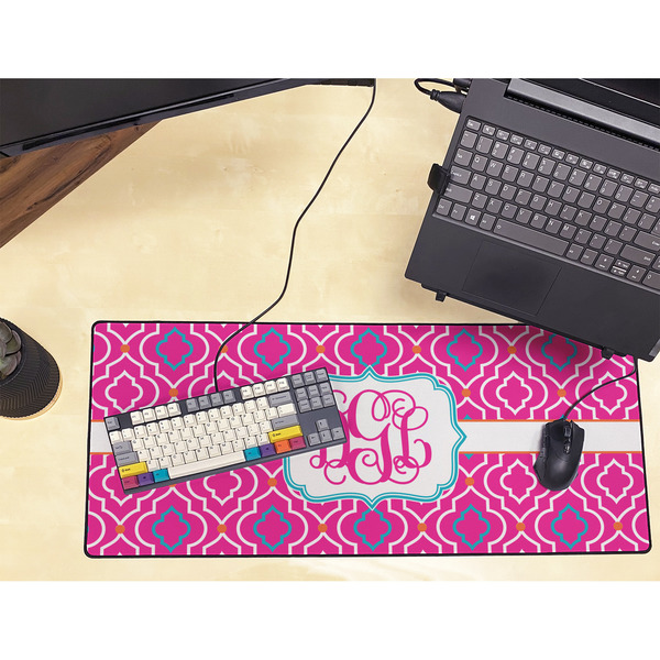 Colorful Trellis Large Gaming Mats - LIFESTYLE