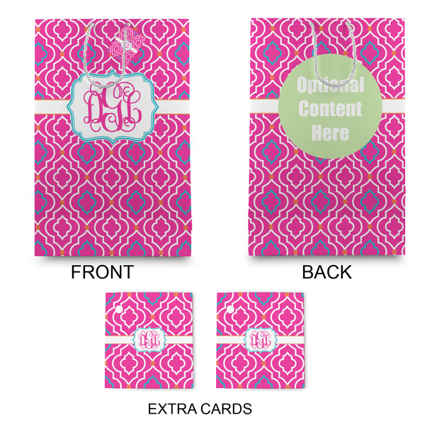 Colorful Trellis Large Gift Bag - Approval