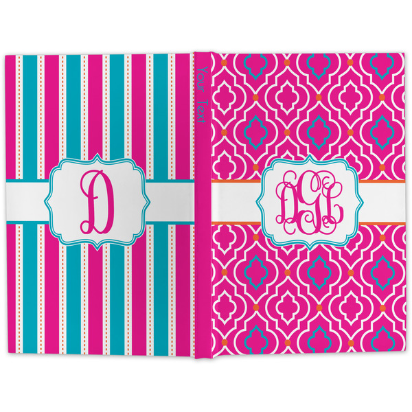 Colorful Trellis Large Hard Cover Journal - Apvl