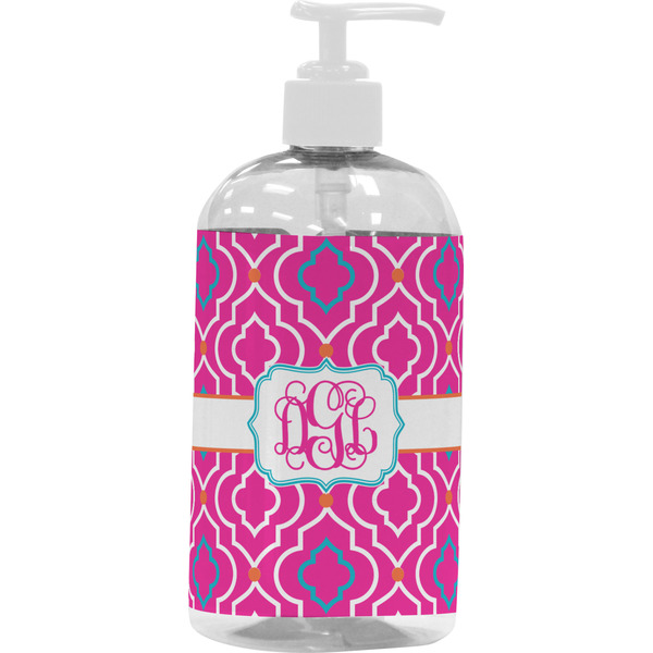 Colorful Trellis Large Liquid Dispenser (16 oz) - White