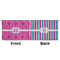 Colorful Trellis Large Zipper Pouch Approval (Front and Back)
