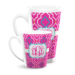 Colorful Trellis Latte Mug (Personalized)