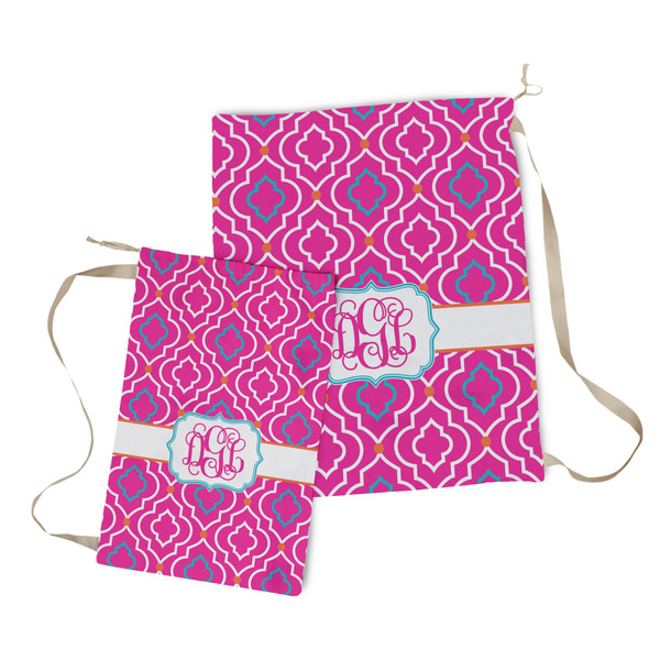 Colorful Trellis Laundry Bag - Both Bags