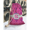 Colorful Trellis Laundry Bag in Laundromat