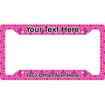 Colorful Trellis License Plate Frame (Personalized)
