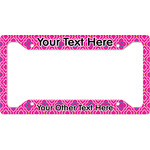 Colorful Trellis License Plate Frame - Style A (Personalized)