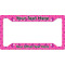 Colorful Trellis License Plate Frame - Style A