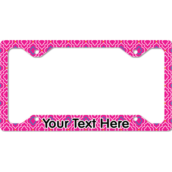 Colorful Trellis License Plate Frame - Style C