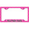 Colorful Trellis License Plate Frame - Style C (Personalized)