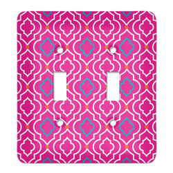 Colorful Trellis Light Switch Cover (2 Toggle Plate)